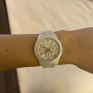 White Michael Kors watch